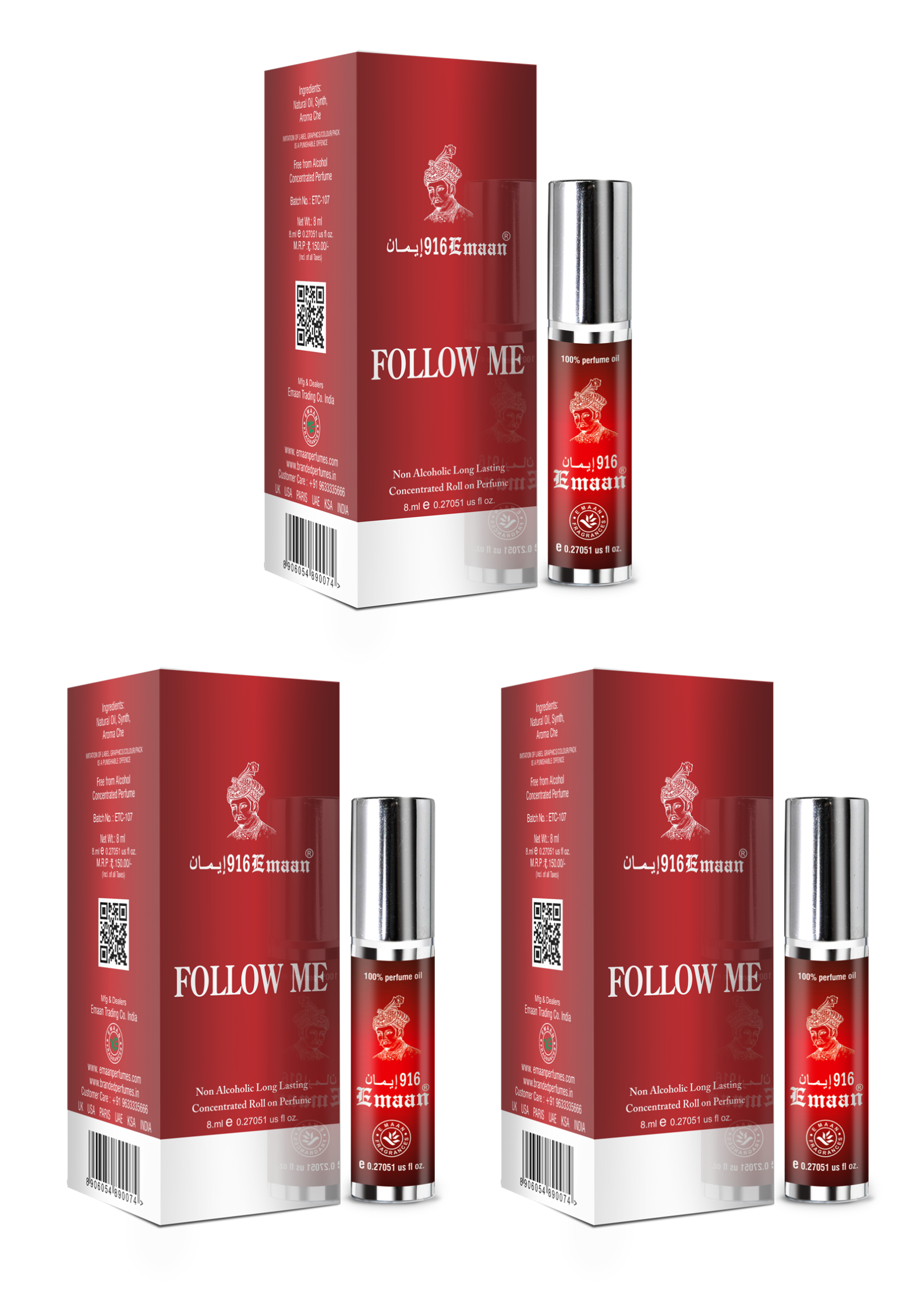 Follow Me Pack Of 3