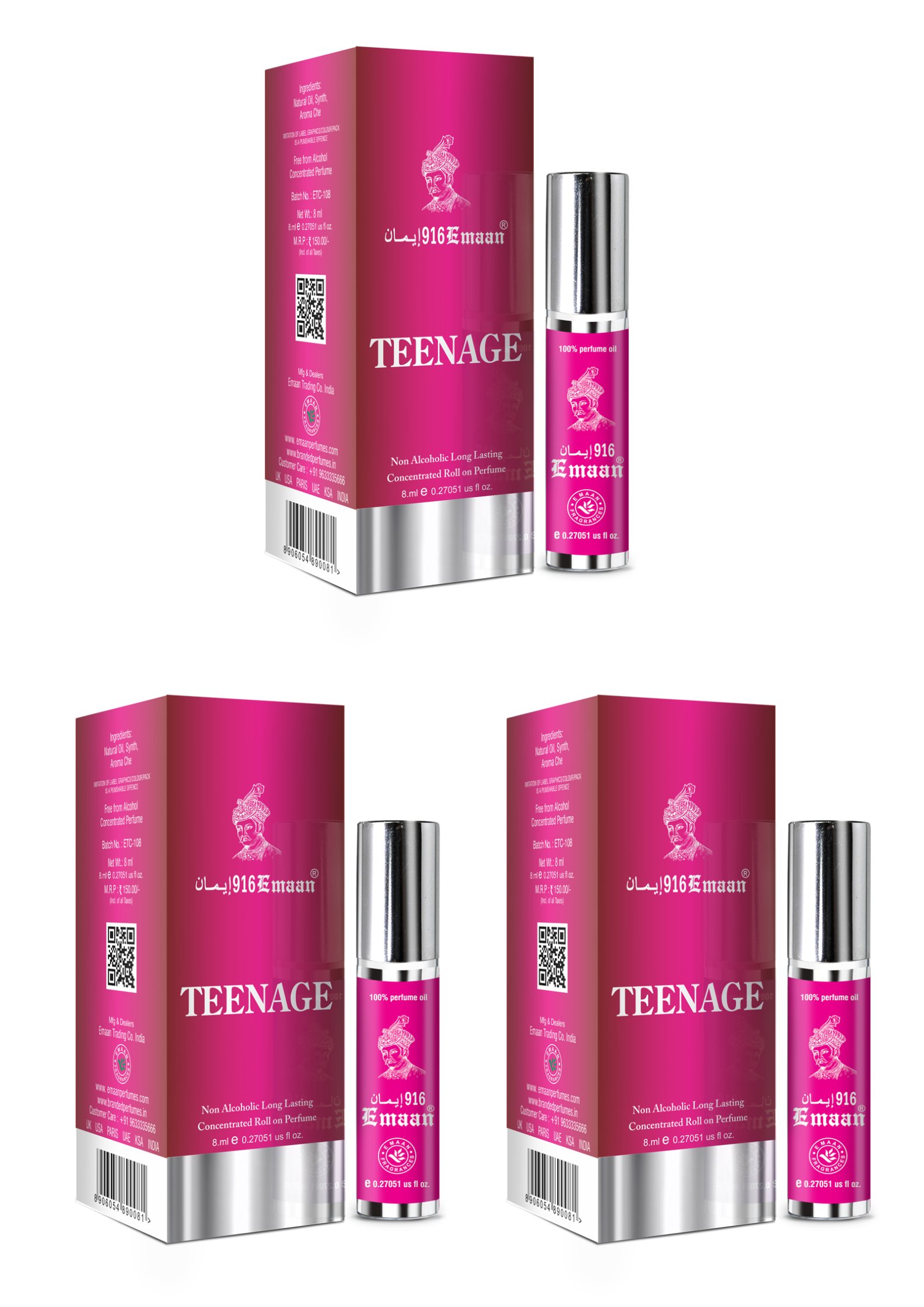 Teenage Pack Of 3